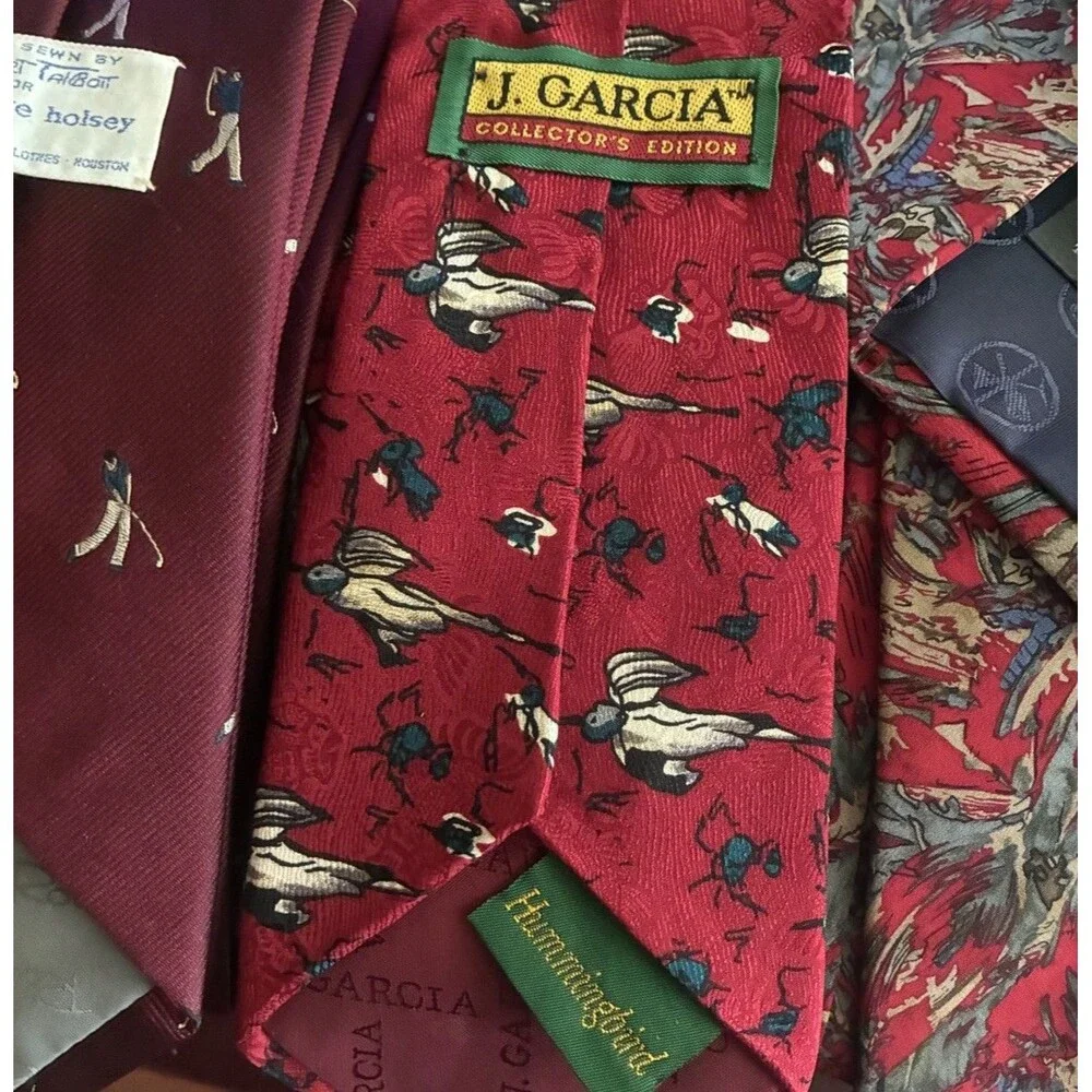 Men’s Silk Tie Lot of 8 J Garcia Robert Talbott Polo Ralph Lauren Molecular